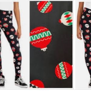 Holiday Leggings Planet Gold Junior Sz M